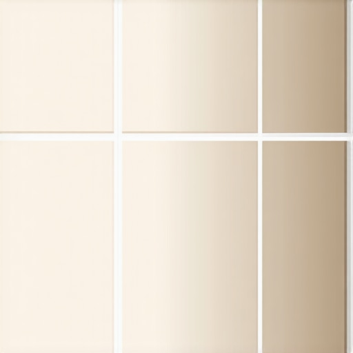 Close-up of grout lines during sealant application in a bathroom