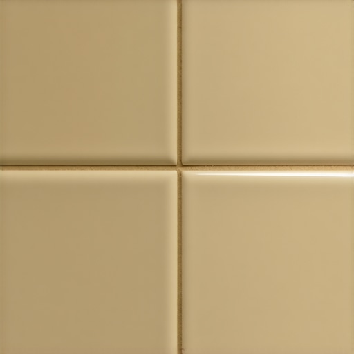 Close-up of a neatly applied shower sealant around bathroom tiles, emphasizing smooth and durable finish.