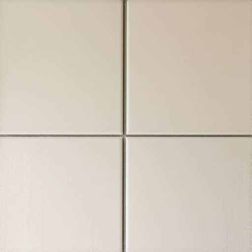 Close-up of pristine, sealed grout lines on tiled floor