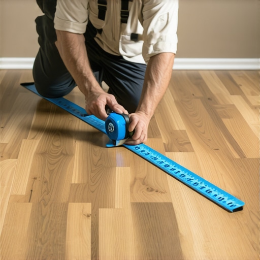 The Blue Tape Secret for Getting Perfectly Level Laminate Planks