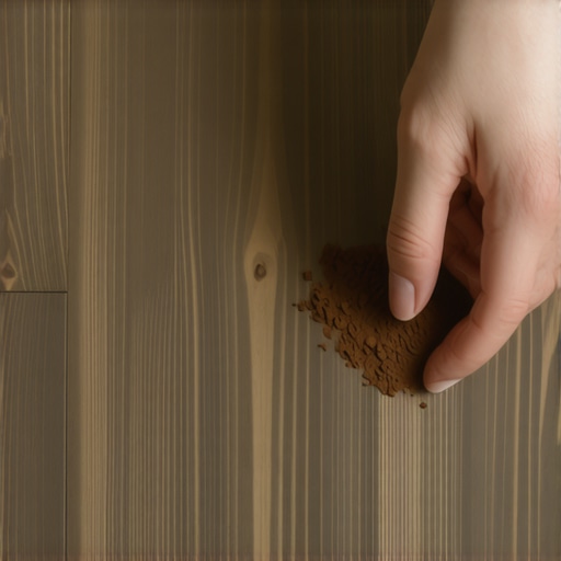 The Coffee Grounds Trick for Hiding Scratches in Dark Hardwood