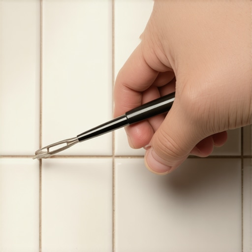 The Dental Pick Strategy for Cleaning Out Old Grout Lines