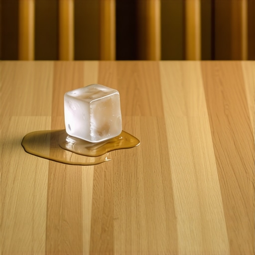 The Ice Cube Trick for Lifting Dents Out of Hardwood Floors