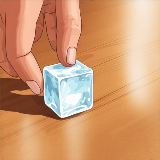The Ice Cube Trick for Lifting Furniture Dents Out of Hardwood