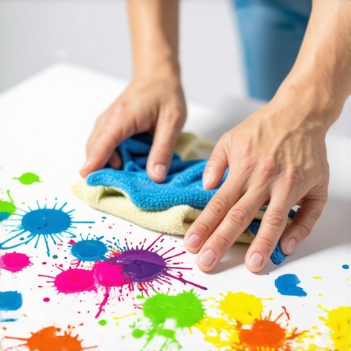 How to Get Paint Splatters Off Your Laminate Without Using Chemicals