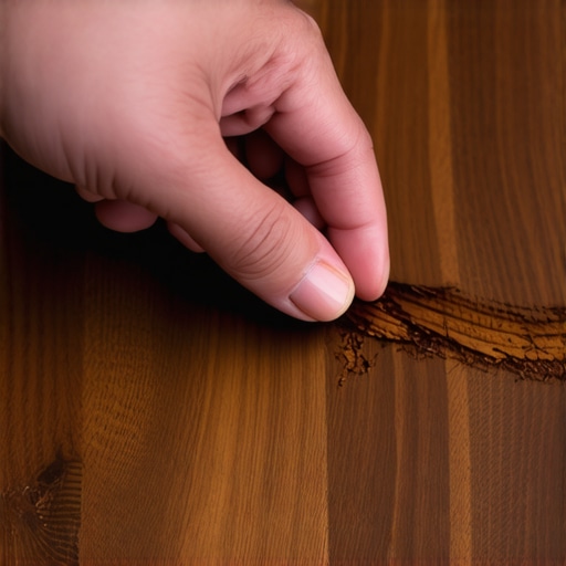 How to Repair Scratches in Dark Hardwood with a Simple Walnut