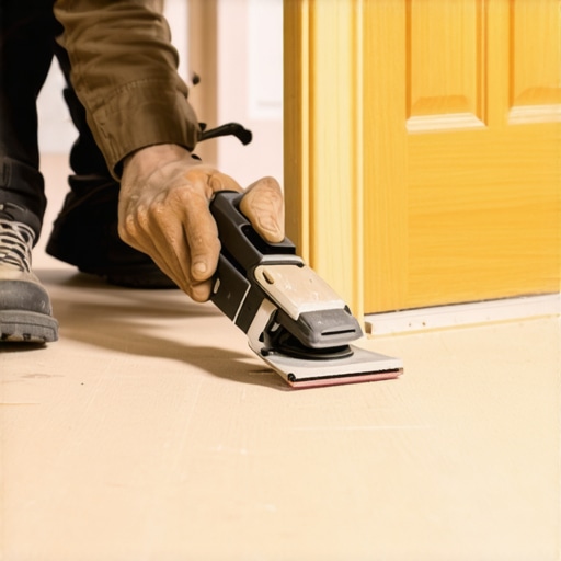 How to Sand a Hardwood Threshold Without Hitting the Wall