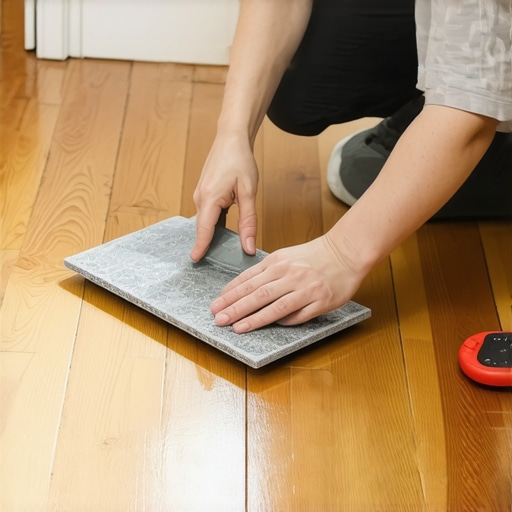 How we Rescued a Water-Stained Hardwood Floor with Fine Steel Wool and Wax