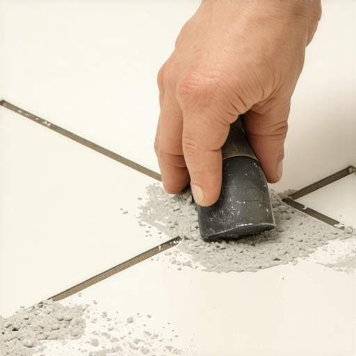 The $5 Tool That Makes Scraping Old Grout Actually Easy