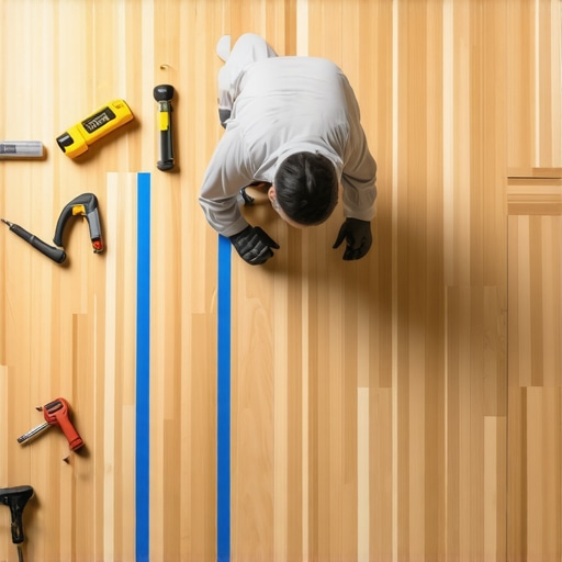 The Blue Tape Trick for Perfect Hardwood Layouts