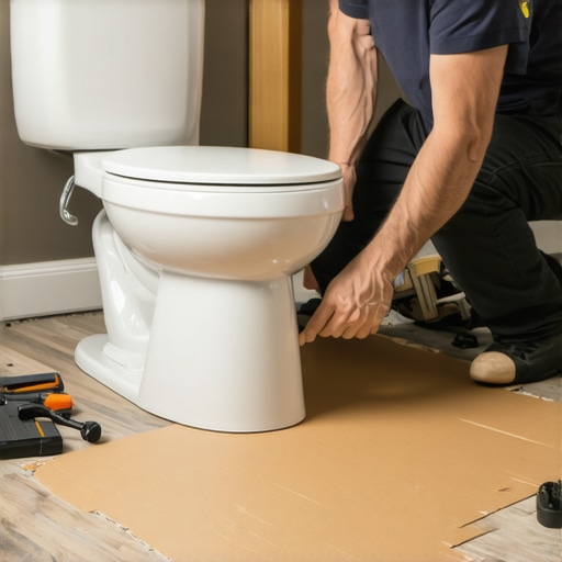 The Cardboard Template Trick for Cutting Hardwood Around Toilets