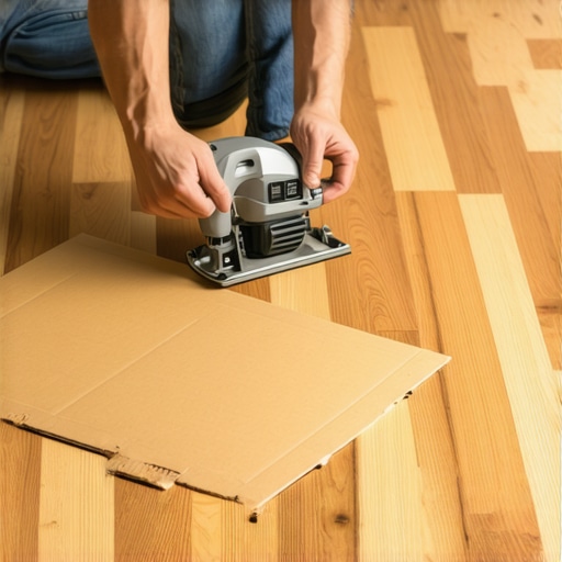 The Cardboard Trick for Perfect Hardwood Cuts Around Vents