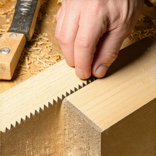 The Masking Tape Secret for Cutting Hardwood Without Splintering