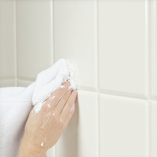 The Shaving Cream Trick for Buffing Scuffs Out of Matte Tile