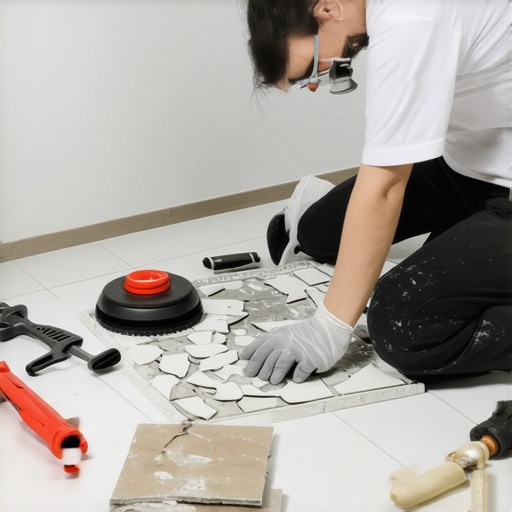 The Suction Cup Trick for Replacing Single Broken Tiles
