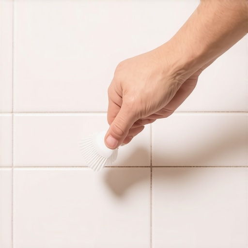 The Toothbrush Technique for Deep Cleaning Grime from Shower Corner Grout
