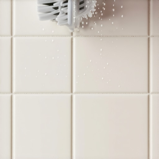 The Trick for Getting Rid of White Calcium Deposits on Shower Tile