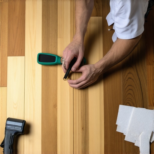 The Trick for Matching New Hardwood to Old 1950s Floors