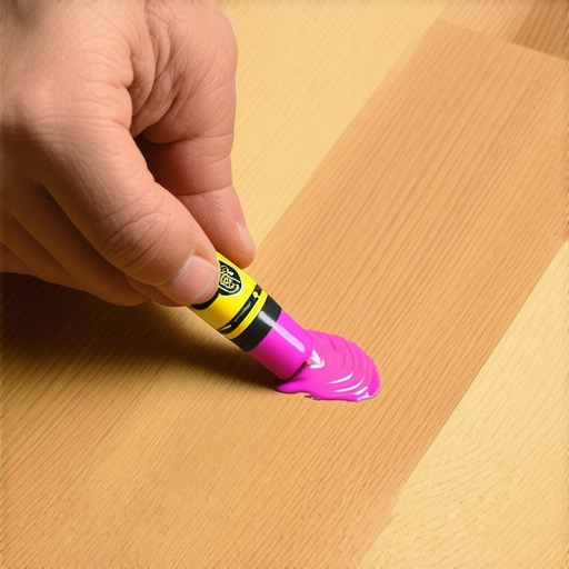 How to Repair a Deep Gouge in Hardwood Using a Melted Wood Crayon