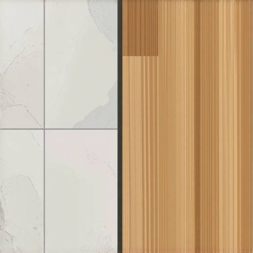 How to Transition From Wood to Tile Without a Metal Strip