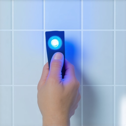 The Blue Light Hack for Spotting Invisible Grout Haze Before It Sets