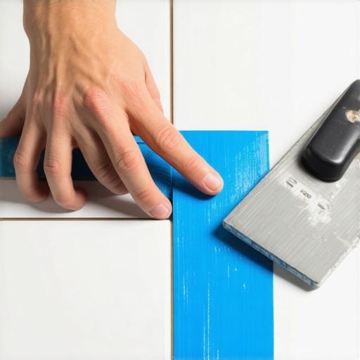 The Blue Tape Hack for Cutting Tile Without Chipping