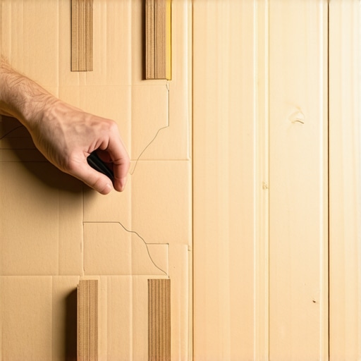 The Cardboard Template Trick for Complex Hardwood Border Cuts