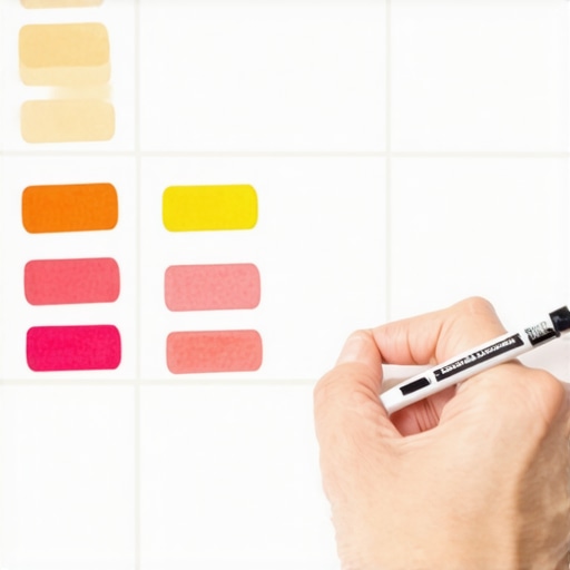 The Dry Erase Marker Trick for Matching Grout Samples