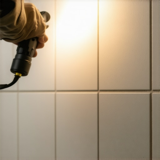 The Flashlight Angle for Checking Your Grout for Voids