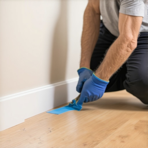 The Painter’s Tape Hack for Cutting Baseboards Without Splinters