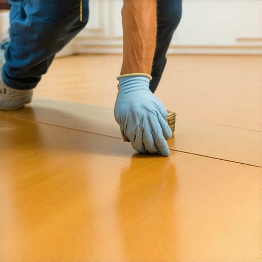 The Painter's Tape Secret for Marking Hardwood Without Damaging the Poly