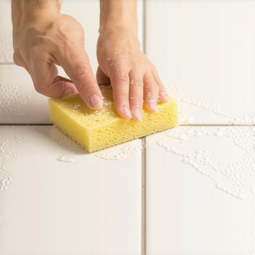 The Sponge Squeeze Rule for Perfect Grout Cleanup