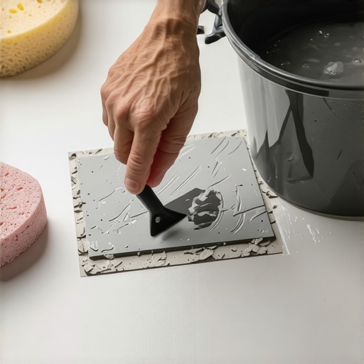 How to Remove Dried Thinset From Tile Without Scratching