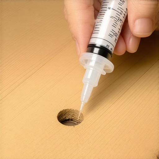 How to Use a Syringe to Fix Hollow Spots Under Floating Laminate