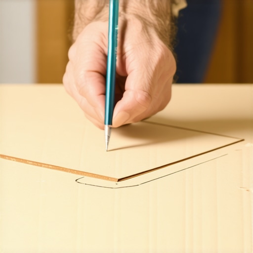 The Cardboard Template Trick for Cutting Around Pipes