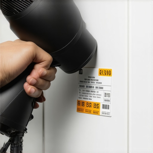 The Hairdryer Trick for Removing Sticker Residue from New Tiles
