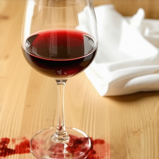 The White Wine Secret for Removing Red Wine Stains from Light Wood