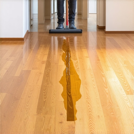Why You Should Never Mop Your Way Out of a Room with Hardwood